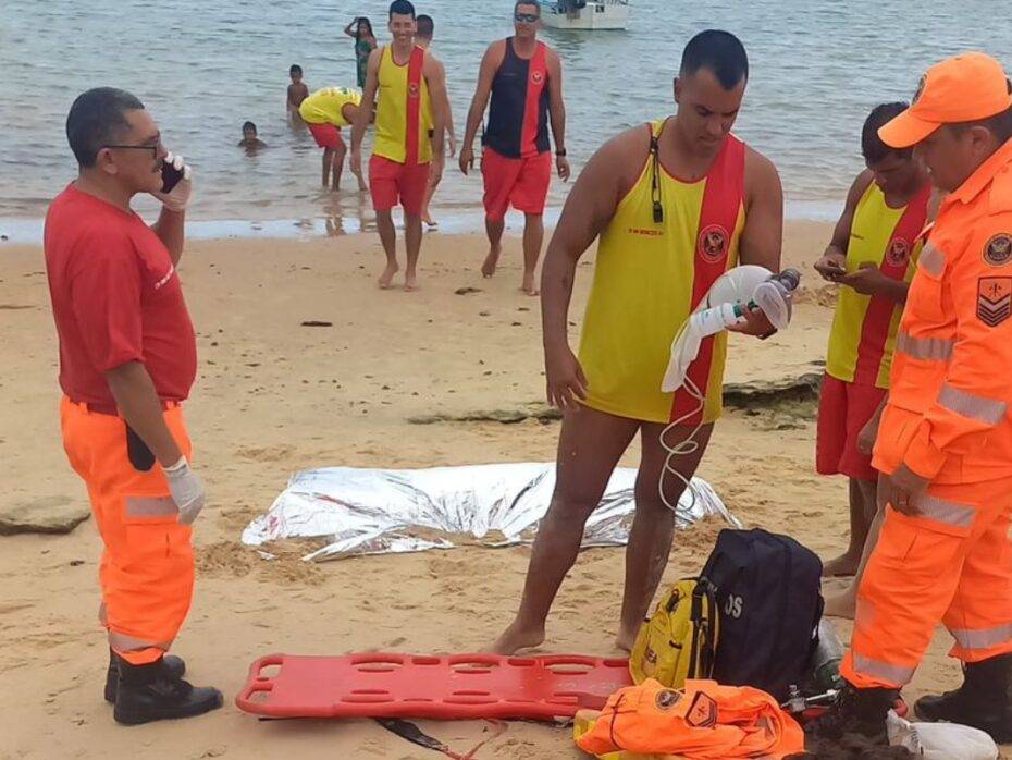 VÍDEO Homem morre afogado na praia de Camurupim na Grande Natal