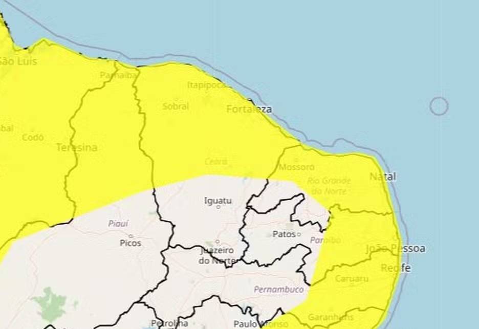 Inmet Renova Alerta De Chuvas Intensas Para Natal E Mais 115 Cidades Do