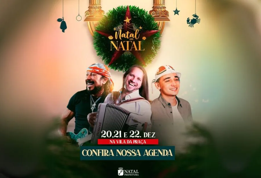 Natal em Natal: Praça Cívica terá shows de Bell Marques, Dorgival e João Gomes nos dias 20, 21 e 22 - Foto: Reprodução