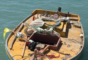 O pescador boiou até a praia de Gado Bravo, no município de Tibau - Foto: Cedida