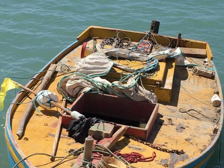 O pescador boiou até a praia de Gado Bravo, no município de Tibau - Foto: Cedida