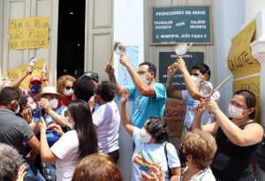 Professores em greve - Foto: Sinte RN