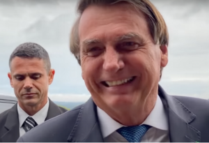 O presidente Jair Bolsonaro se referiu ao governador do Maranhão como 'gordo' Foto: Reprodução