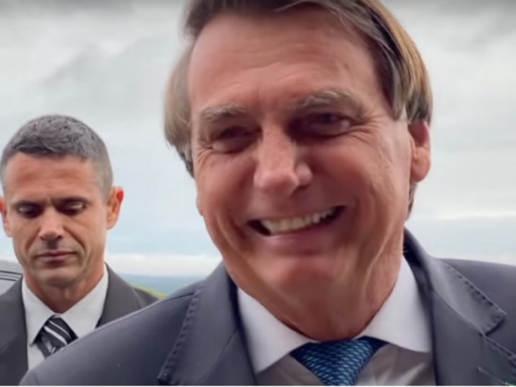 O presidente Jair Bolsonaro se referiu ao governador do Maranhão como 'gordo' Foto: Reprodução