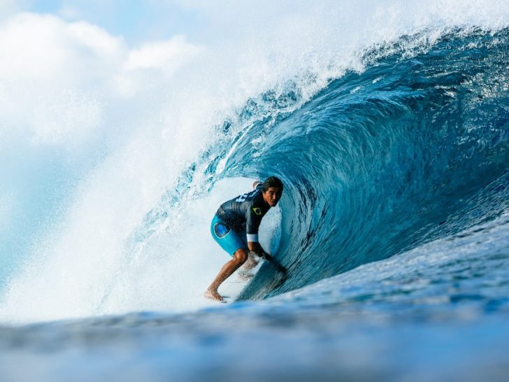 Miguel Pupo em Pipeline — Foto: World Surf League