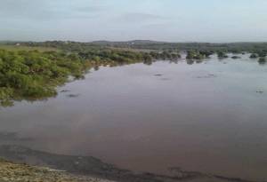 Açude em Santa Cruz recebe águas após 5 anos completamente seco - Foto: Divulgação/Igarn