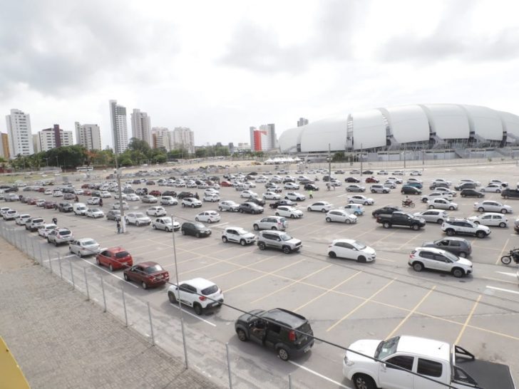 Drive de testagem do Arena das Dunas fecha neste domingo (6) para realização de jogo da Copa Cidade do Natal - Foto: Aléx Régis