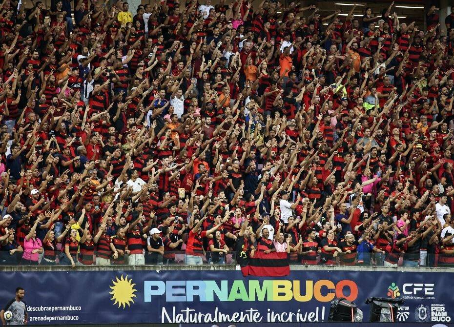 Torcida do Sport em partida válida pela Copa do Nordeste - Foto: Paulo Paiva / Sport Recife