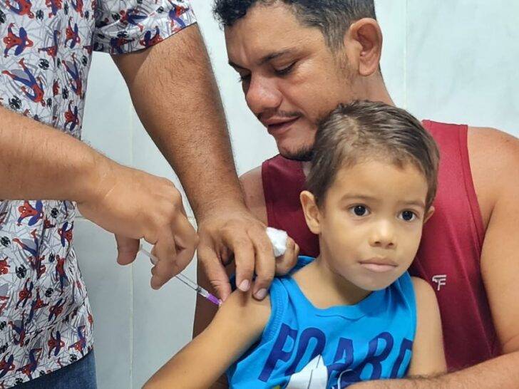 Vacinação contra a gripe em Parnamirim, na Grande Natal - Foto: Prefeitura de Parnamirim / Reprodução