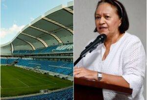 Governadora Fátima Bezerra (PT) quer que Casa de Apostas Arena das Dunas receba jogos da Copa do Mundo de futebol feminino de 2027 - Foto: Reprodução / Sandro Menezes