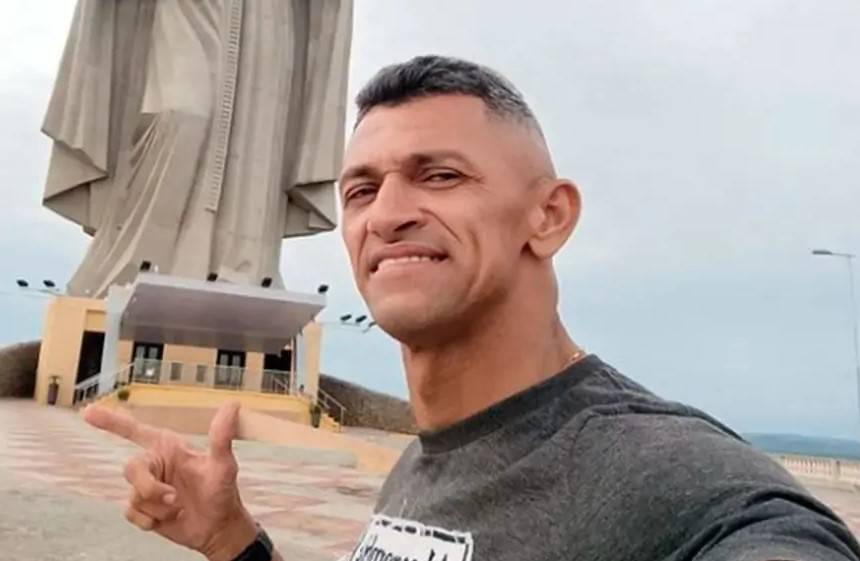 Policial militar da reserva Wendel Fagner Cortez de Almeida, conhecido como ‘Wendel Lagartixa’. Foto: Reprodução