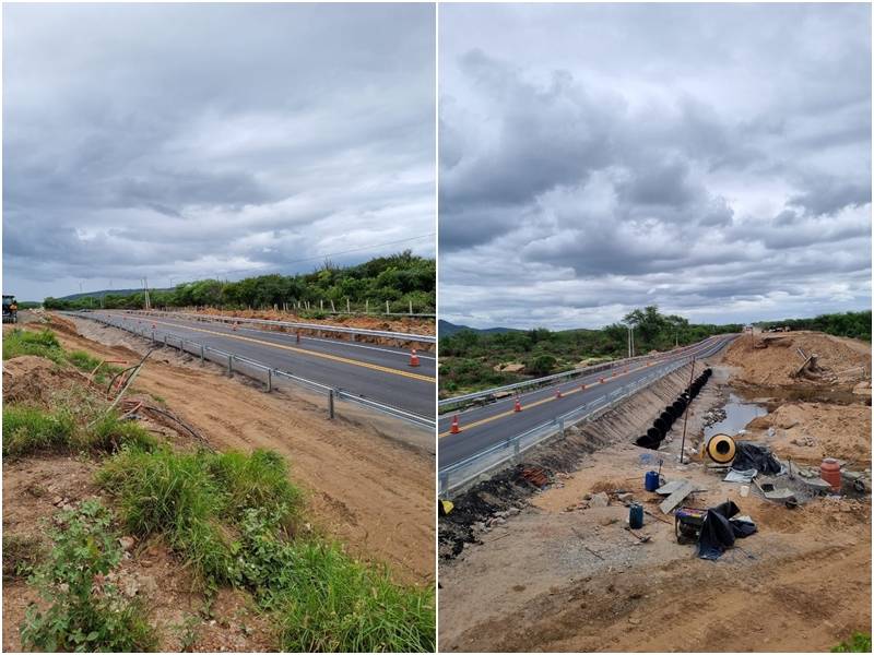 Obra no desvio na BR-304 foi finalizada nesta quinta-feira (23) - Foto: Dnit / Reprodução