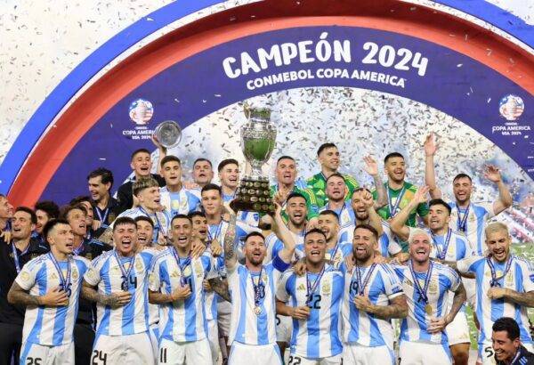 Argentina venceu Colômbia por 1 a 0 e faturou mais um título da Copa América - Foto: Instagram / Reprodução