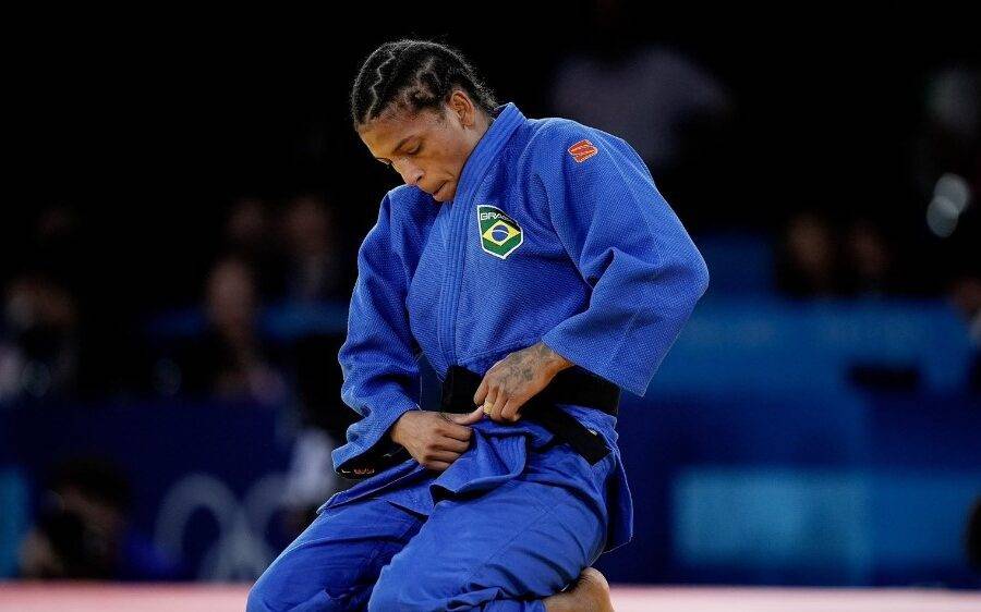 Judoca Rafaela Silva. Foto: Alexandre Loureiro/COB