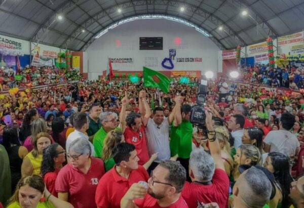 Convenção homologa candidatura de Eraldo Paiva à reeleição em São Gonçalo do Amarante - Foto: Reprodução