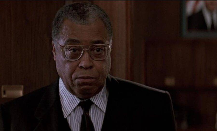 James Earl Jones em cena de 'Jogos Patrióticos' / Paramount Pictures/Divulgação