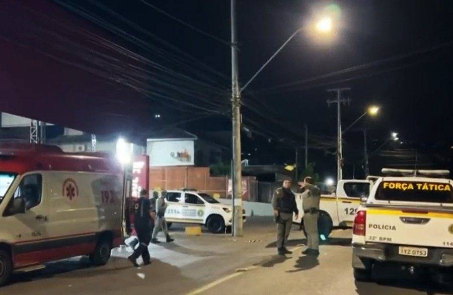 Um homem de 45 anos matou três e feriu nove pessoas a tiros em Novo Hamburgo, perto de Porto Alegre. Foto: Reprodução/TV Globo