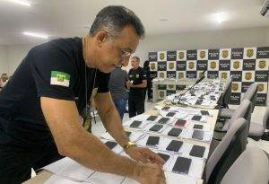 Celulares foram recuperados e devolvidos aos donos - Foto: PCRN / Reprodução