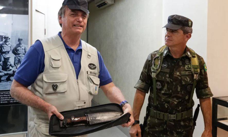 Ex-presidente Jair Bolsonaro e general da reserva Mário Fernandes - Foto: Reprodução