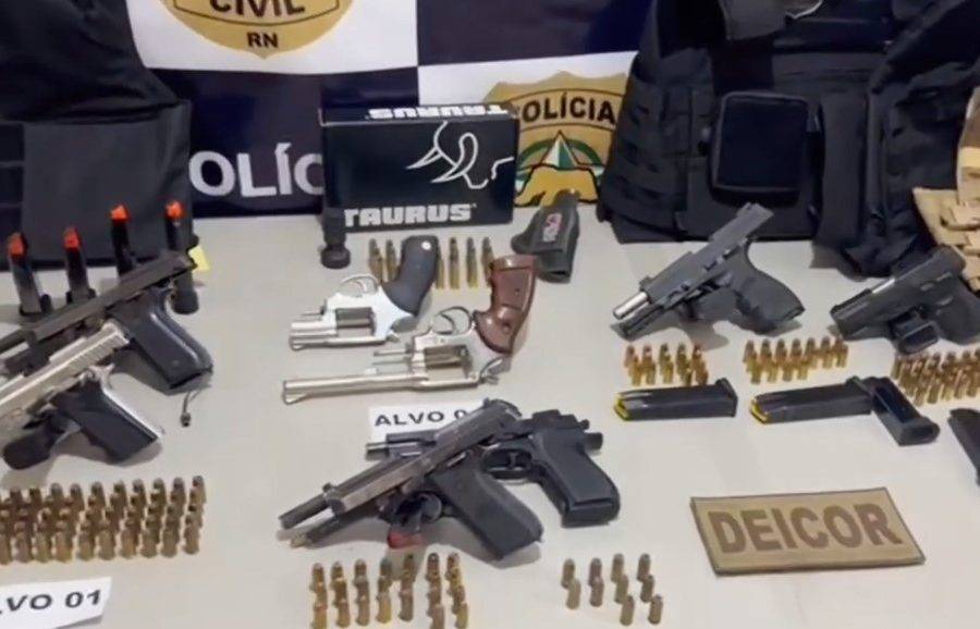 Mais duas pessoas foram presas durante a “Operação Poder Paralelo”, que resultou em ações nas cidades do interior do estado e da Paraíba. Foto: Polícia Civil