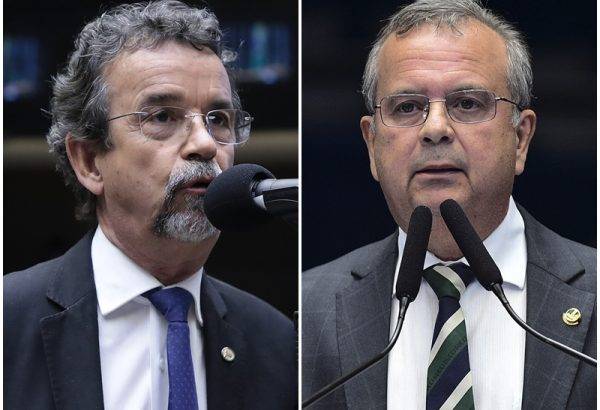 Deputado Fernando Mineiro (PT) e senador Rogério Marinho (PL) - Foto: Mário Agra/Câmara / Pedro França/Senado