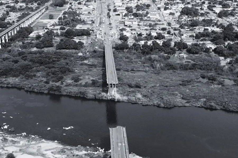 Ao todo, a obra tem valor estimado em R$ 171,9 milhões e o prazo para a reconstrução da estrutura vai até o dia 22 de dezembro de 2025, um ano após a queda da ponte. Foto: Prefeitura de Estreito