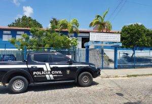 Escola Estadual Berilo Wanderley, em Natal, onde atentado foi registrado nesta terça-feira - Foto: Eryka Silva / 98 FM