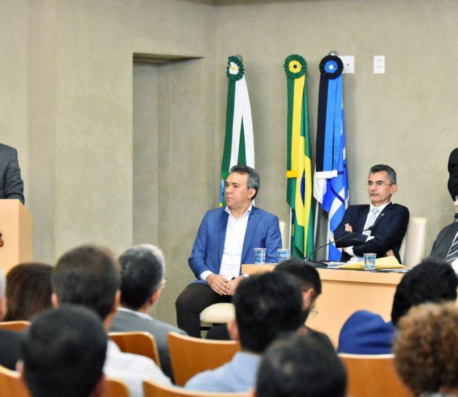 Debate sobre aumento do ICMS na Assembleia Legislativa nesta terça-feira (3), com discurso do presidente da Fecomércio RN, Marcelo Queiroz - Foto: ALRN / Reprodução