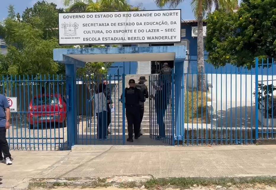 Escola onde aconteceu atentado em Natal - Foto: Eryka Silva