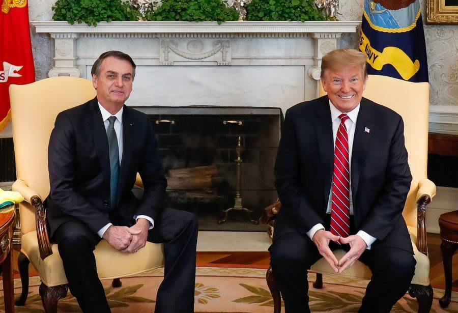 Jair Bolsonaro e Donald Trump em encontro na Casa Branca, nos EUA, em 2019 - Foto: Alan Santos / PR