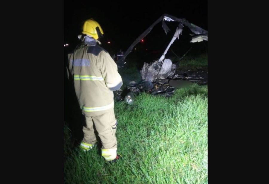 Acidente de helicóptero deixa 3 pessoas mortas em Minas Gerais. Foto: Corpo de Bombeiros de MG / Divulgação