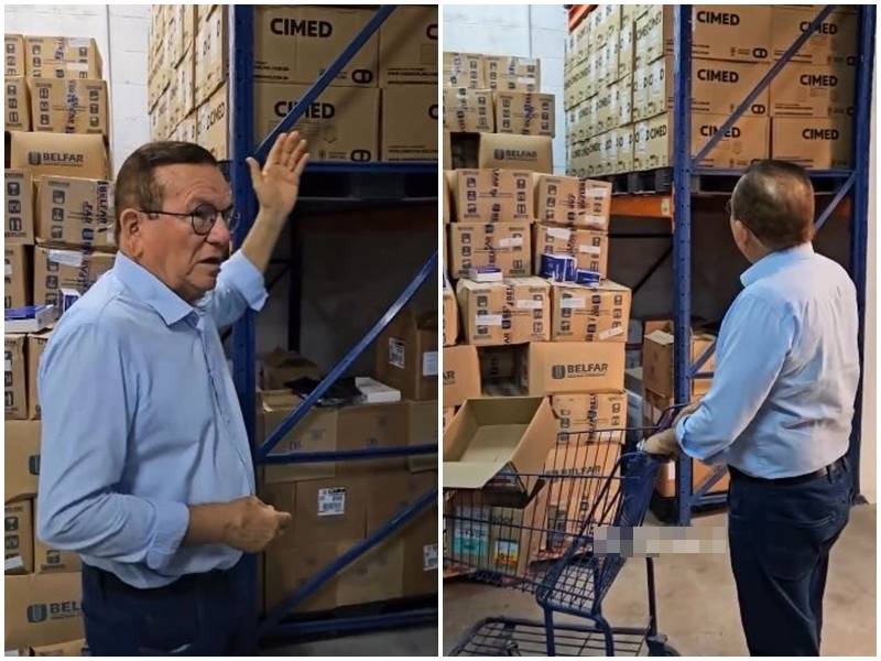 Novo prefeito Jaime Calado (PSD) encontra medicamentos vencidos em São Gonçalo do Amarante - Foto: Reprodução