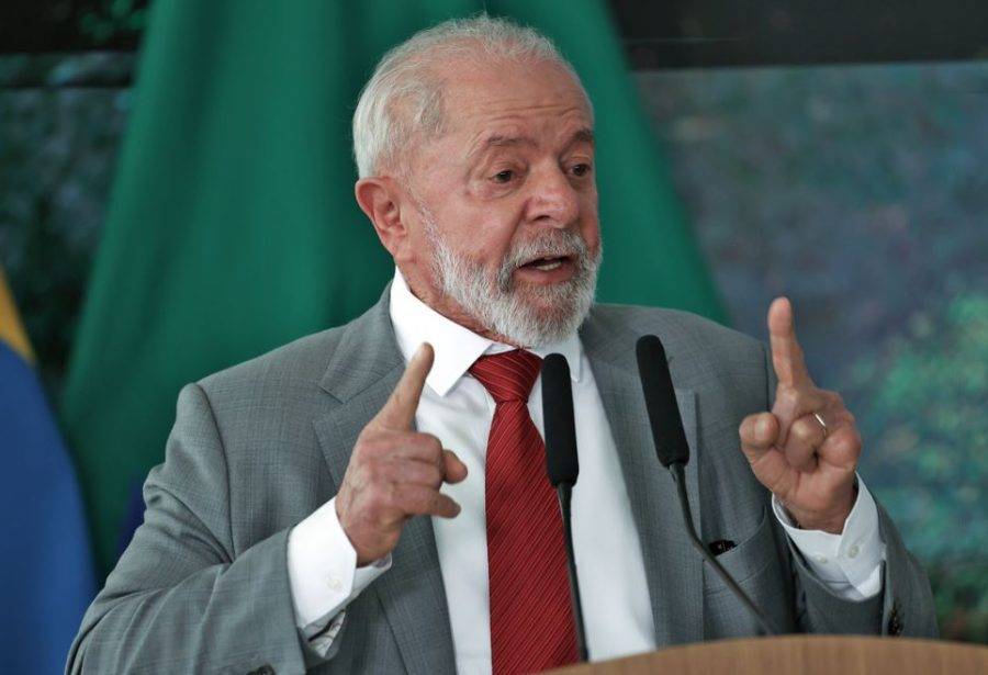 Presidente Luiz Inácio Lula da Silva (PT) em cerimônia no Palácio do Planalto - Foto: José Cruz / Agência Brasil