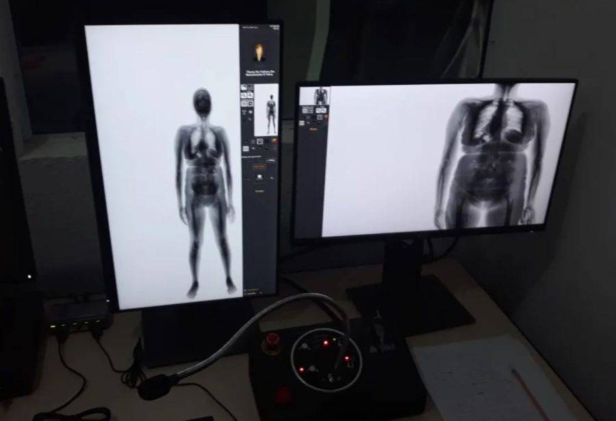 Scanner corporal instalado na penitenciária de Alcaçuz, a maior unidade prisional do Estado - Foto: Reprodução