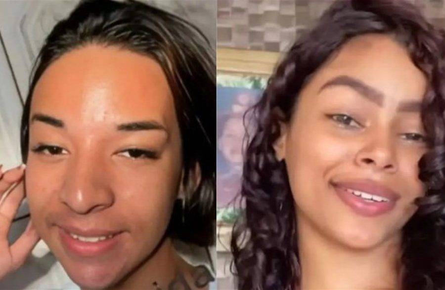 A execução das amigas de 18 anos Anna Clara Ramos Felipe e Ayla Pereira dos Santos, foi transmitida através de uma videochamada • Reprodução