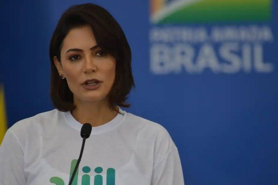 Ex-primeira-dama Michelle Bolsonaro. Foto: Agência Brasil