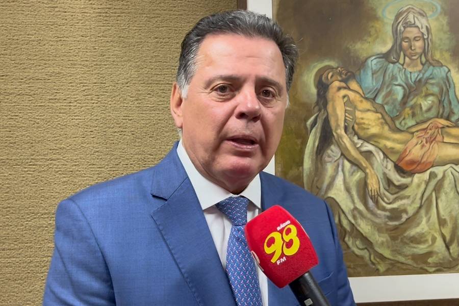 Presidente nacional do PSDB, Marconi Perillo, em entrevista à 98 FM - Foto: 98 FM / Reprodução