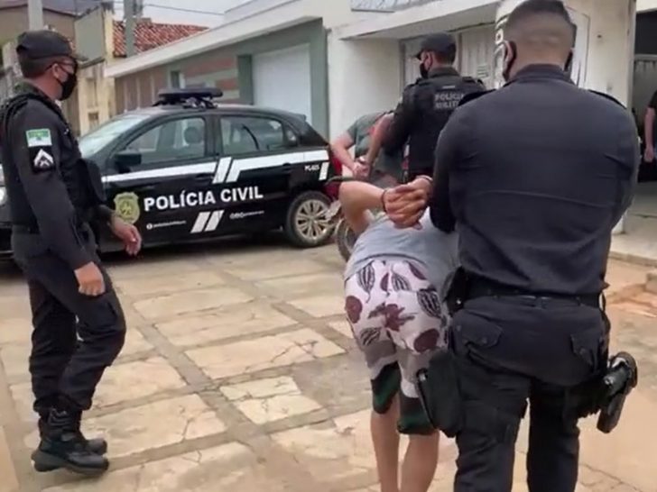 Bandidos são presos após invadirem casa no interior do RN - Foto: Reprodução