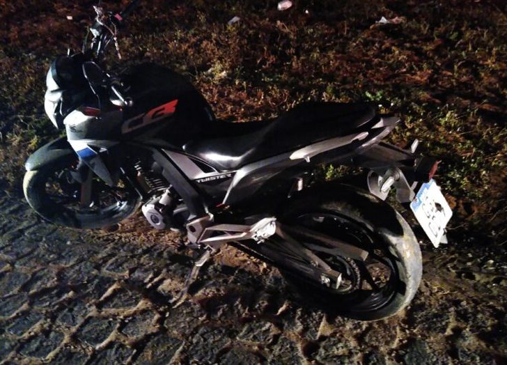 O assalto no qual a moto foi roubada ocorreu no Bairro Santos Reis por volta das 18h. O confronto que culminou na morte do assaltante aconteceu por volta das 00h - Foto: Cedida