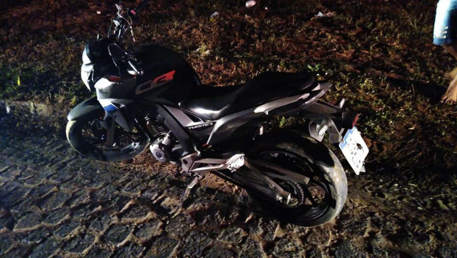 O assalto no qual a moto foi roubada ocorreu no Bairro Santos Reis por volta das 18h. O confronto que culminou na morte do assaltante aconteceu por volta das 00h - Foto: Cedida