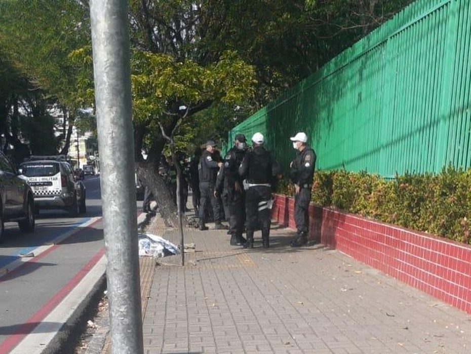 Acidente aconteceu na tarde desta quinta-feira (6) na Avenida Salgado Filho — Foto: Divulgação