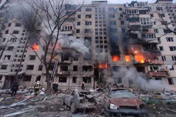 Mais um ataque russo a prédio residencial de Kiev deixa dois mortos - Foto: Verkhovna Rada of Ukraine