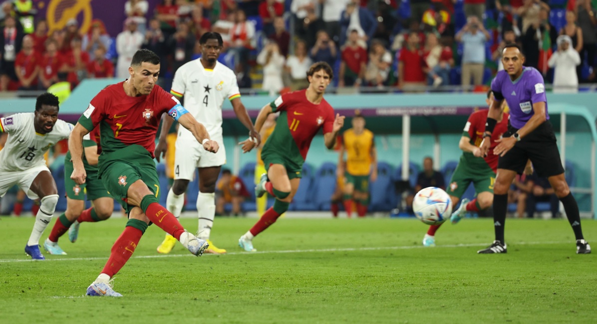 Gana diminui, mas Portugal vence no jogo de estreia da Copa por 3 x 2