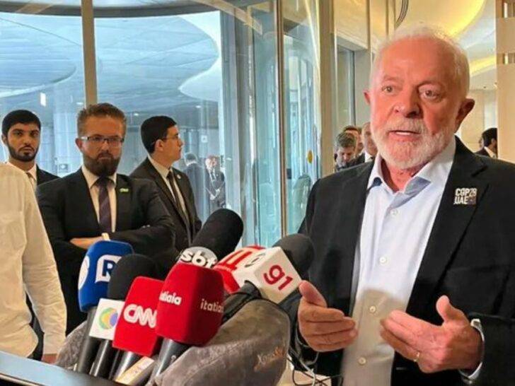 Presidente Lula (PT) durante agenda nos Emirados Árabes Unidos - Foto: Reprodução