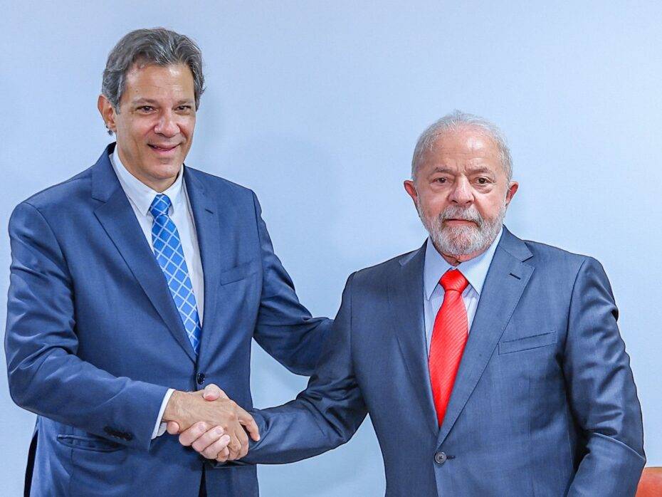 Presidente Lula (PT) com o ministro da Fazenda, Fernando Haddad - Foto: Ricardo Stuckert / PR