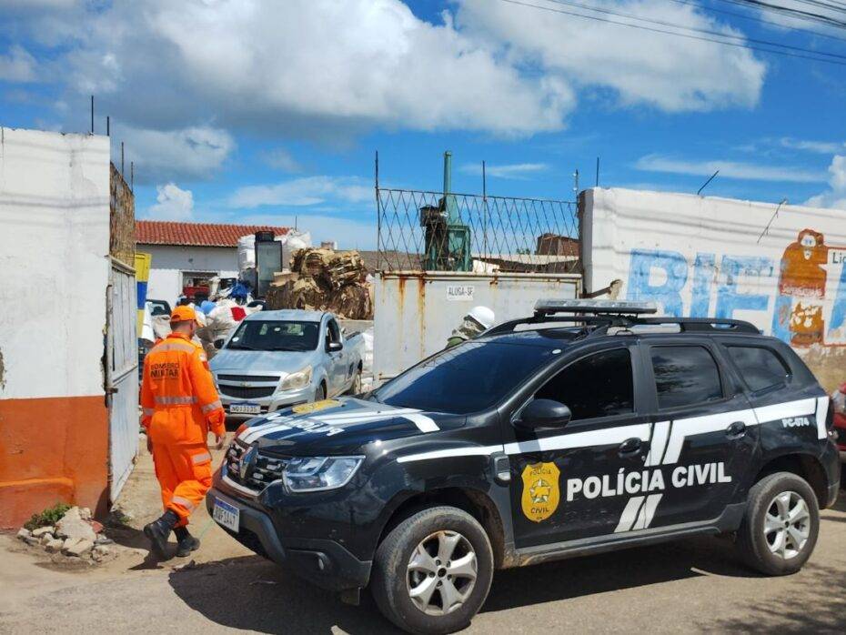 Operação Sucata fiscalizou ferros-velhos na região da Costa Branca nesta quinta-feira (14) - Foto: PCRN / Reprodução