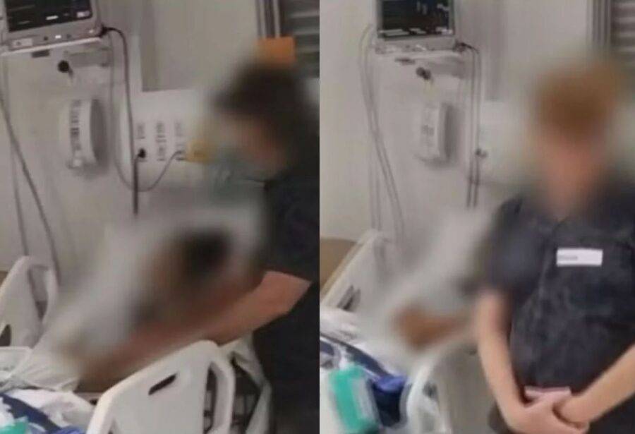 Abuso foi flagrado por profissionais de saúde dentro da UTI de hospital em São Bernardo do Campo, no ABC Paulista - Foto: Reprodução