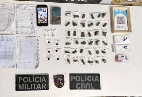 O suspeito foi conduzido à delegacia local e posteriormente encaminhado ao sistema prisional, onde permanecerá à disposição da Justiça. Foto: Polícia Civil