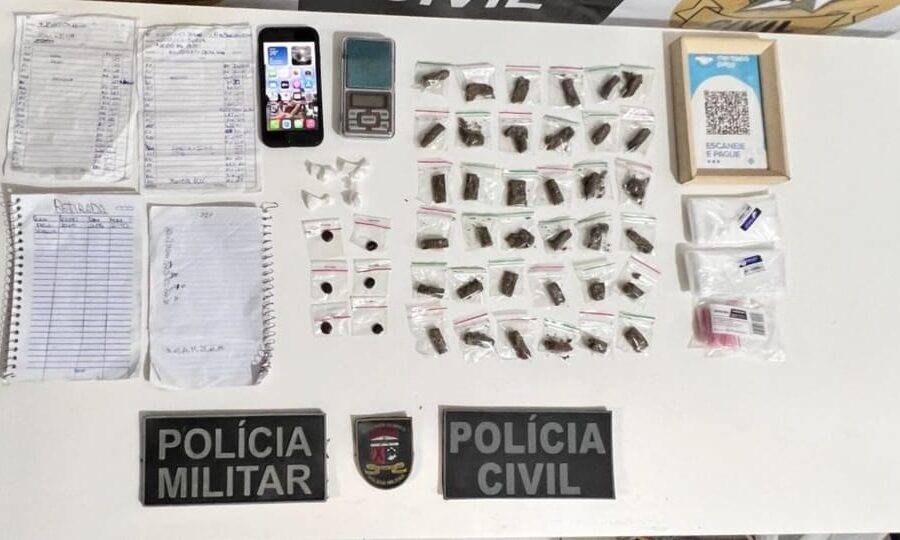 O suspeito foi conduzido à delegacia local e posteriormente encaminhado ao sistema prisional, onde permanecerá à disposição da Justiça. Foto: Polícia Civil