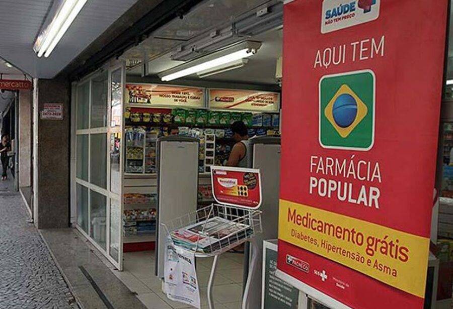 Farmácia Popular fornece medicamentos de graça para a população -